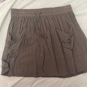 Green skirt from garage.